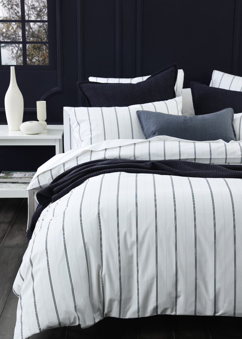 MM Linen | Cape Duvet Set | Bluestone | Optional Matching Extras image 3